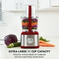 thumbnail image 6 of Kenmore 11-Cup Food Processor and Vegetable Chopper, Red and Silver, 6 of 9
