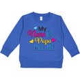 thumbnail image 2 of Inktastic My Nana and Papa Love Me with Hearts Toddler Sweatshirt, 2 of 4