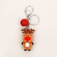 thumbnail image 4 of ER Cinco Navidad mini Papá Noel árbol de Navidad Elk muñeco de nieve llave personal colgante de dibujos animados Cardchain alrededor de 5 cm oso de fresa Electrónica, 4 of 5