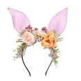 thumbnail image 2 of Diadema con Orejas de conejo de Pascua Yinane Rosa, 2 of 8