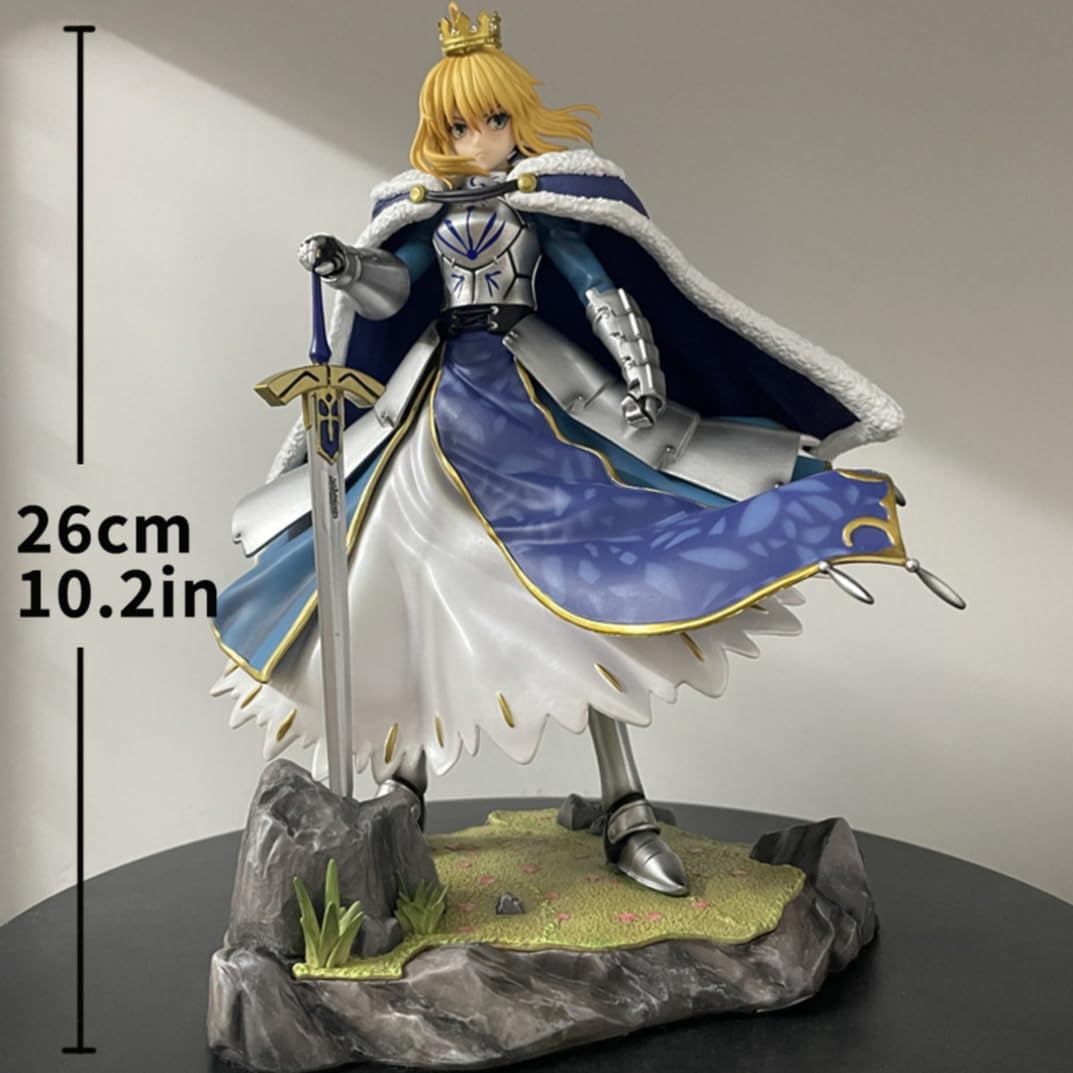New Fate/Stay Night Altria Pendragon Saber (Scenario Ver) Character Anime Model Statue Action Figures Desktop Ornament Popular Decorations Fan Souvenirs Creative Gift Collectable