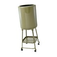 thumbnail image 5 of CarpNettore Trash Can with Wheels Household Garbage Bin for Living Room Bathroom Bedroom Green, 5 of 8