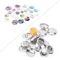 thumbnail image 4 of DIY Cloth Button Making Kit, Cloth Bag Cover Buttons Kit Round Button Base DIY Handmade Crafts Buckle Making Tools for Jewelry Toys Accessories,, 4 of 7