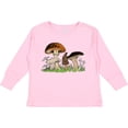 thumbnail image 3 of Inktastic Mushroom Hunting for Morel Mushroom Boys or Girls Long Sleeve Toddler T-Shirt, 3 of 5