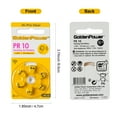 thumbnail image 3 of KOKCOOL  5 Packs/30 Pcs Hearing Aid Batteries Size 10, Zinc-Air Batteries, 1.45 Volt, Easy to Open and Carry, Long Lasting Batterie, 3 of 7