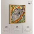 thumbnail image 2 of Dreaming Koala Canvas Print Zoo Art by Art Remedy, Gold Frame, 20 x 24, 2 of 6