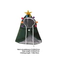 thumbnail image 3 of FYTPOV Green Cape Cat Clothes with Felt Balls, Christmas Pet Cosplay Costume, Cat Costume with Star Topper, Party Pet Costume for Cats, Small to Medium Sized Dogs,M, 3 of 5
