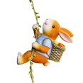 thumbnail image 2 of Outdoor Garden Hanging Statue Rabbit Ornaments Resin Figurine Funny Cute Sculpture Tree Flower Pot Decoration Rabbit Climbing, 2 of 8