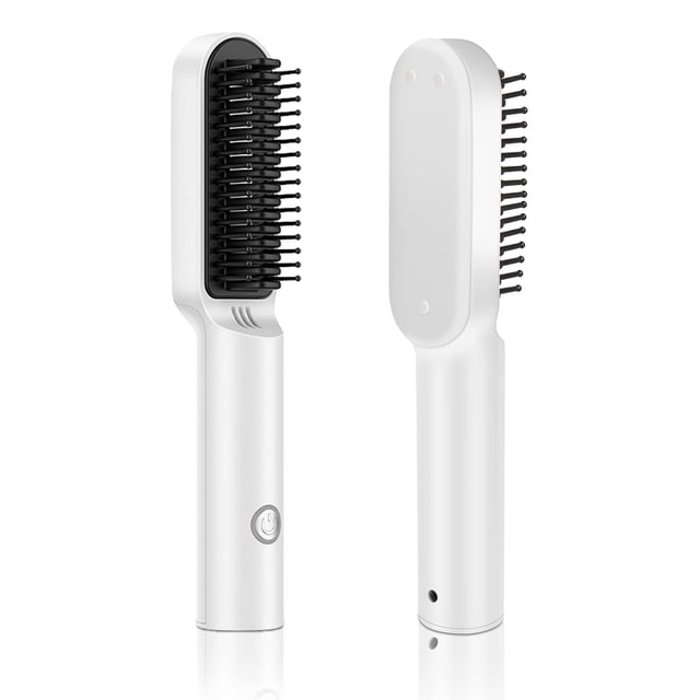Hair Straightener Brush Hair Straightening Iron with Built-in Comb, Anti-Scald Fast Heating Safe Straightening Comb , Perfect for Professional Salon At Home for All Hair Types
