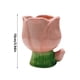 thumbnail image 3 of Vaso de agua con degradado irregular y flores pintadas a mano, portavelas, taza de cerámica, joyero de interior, 3 of 4