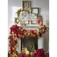 thumbnail image 2 of RAZ Imports 16.5" Holly Leaf Glass Finial Traditional Christmas Decoration, 2 of 4