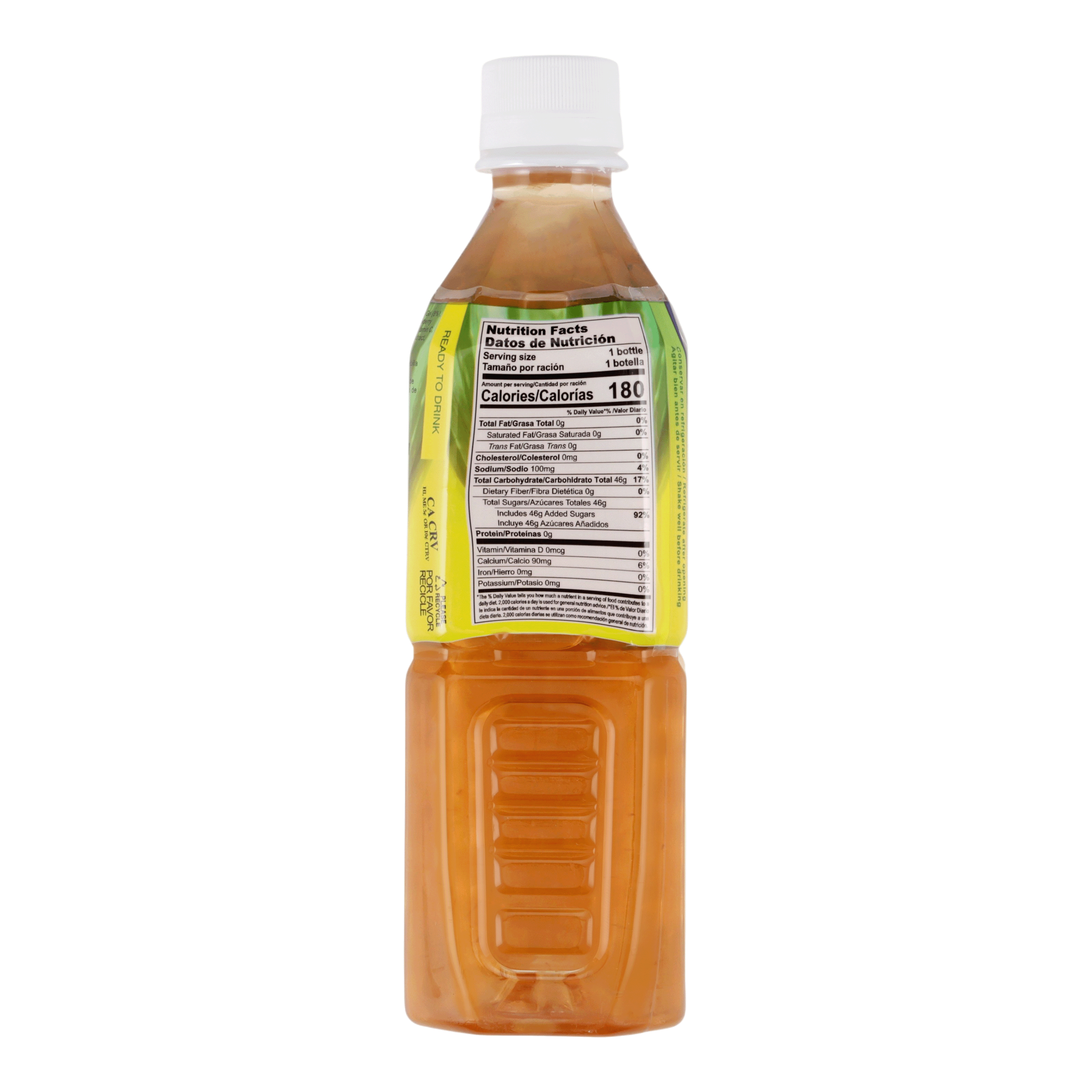 Aloevine Strawberry Aloe Vera Drink with Aloe Pulp, 16.9 fl oz, 10 Count Bottles