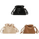 thumbnail image 1 of Bolso Tipo Cubo Plisado para Mujer Bandolera PU Con Bolsos Hombro Cordón (), 1 of 9