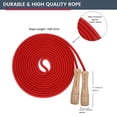 thumbnail image 2 of Jump Rope Brightedly, multijugador, ajustable, 4,9 m, rojo, 2 of 9