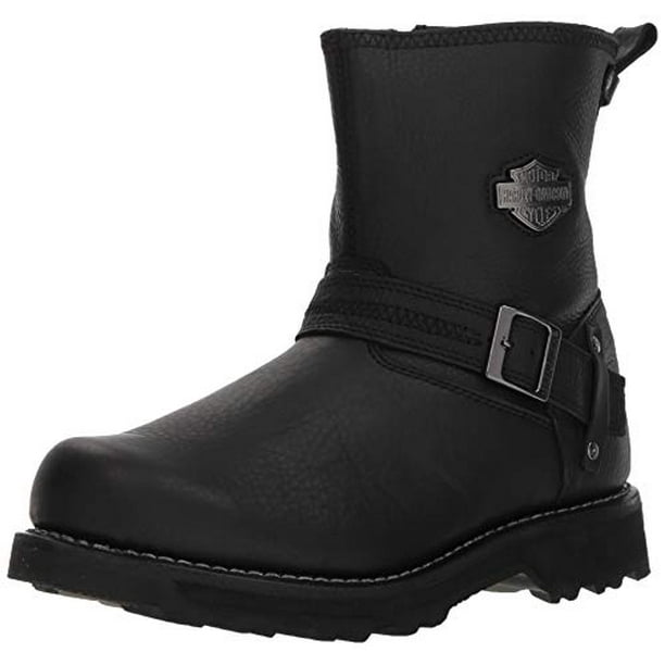 Bottes moto cuir Harley Davidson homme noires - Équipement moto