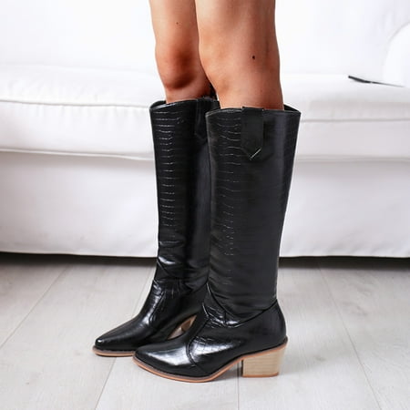 

Ankle Boots Combat Retro Fashion High Women s Boots Shoes Heels Breathable Slipon Women s Boots