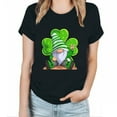 thumbnail image 1 of QIPOPIQ T-Shirts à Manches Courtes pour Femmes à Col Rond T-Shirts de la Saint-Patrick Tunique à Col Rond Shamrock T-Shirt Vert T-Shirts de la Saint-Patrick T-Shirts Élastiques Confortables Unis T-Shirts de Fête T-Shirts Graphiques Aubaines, 1 of 3