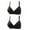 Black, variant on cfhntfmh 2pc Women's Plus Size Wireless Bra Push up Low Cut Everyday Bra Wirefree Full-Coverage Bra Comfort Bralettes