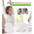 thumbnail image 3 of Disposable Underarm Sweat Pads for Women & Men (20 Pcs) – Invisible, Adhesive Sweat Guards for Armpit & Under Breast, Sweat Absorbing Pads, No Stains, Perfect for Travel & Daily Life, 3 of 8