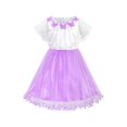 thumbnail image 1 of Robe Fille Cape Robe Violette Butterfly Mariage 6 Ans, 1 of 6