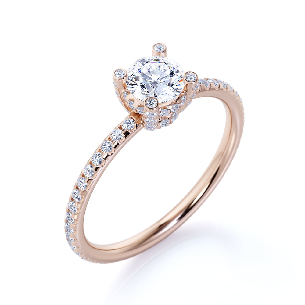 2.45 Ct Round Cut Diamond Edwardian Antique Art Deco Engagement Ring 925 Silver 