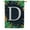 Monogram D, variant on America Forever Monogram X House Flag, 28 x 40 inch Double Sided, Decorative Letter X Initial Flag, Personalized Outdoor Flag, Front Porch Decor, Housewarming Gift
