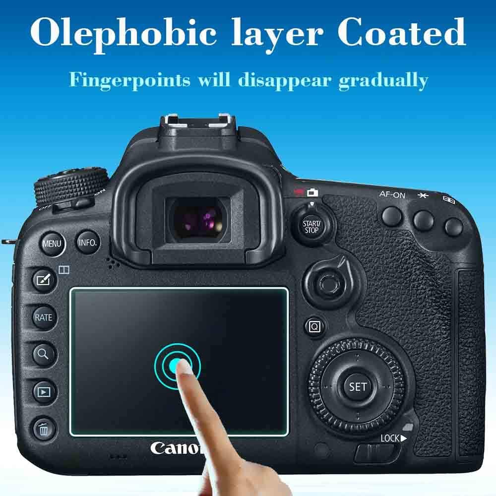 Screen Protector for Canon EOS 6D Mark II / 7D Mark II Camera & Hot Shoe Cover, 0.3mm 9H Hardness Tempered Glass - image 3 of 4