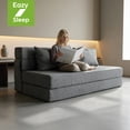 thumbnail image 2 of Sofá Cama Plegable Nube DR JOOHN Matrimonial Gris, 2 of 7