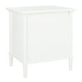 Safavieh Mina 25 in. 3 Drawer Modern Coastal Bamboo Nightstand