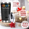 thumbnail image 3 of Boss Office Gifts for Men Chaos Coordinator Coworkers Tumbler - Funny Appreciation Thank You Birthday Gifts for Men Male Employee Principal, Cool Work Gifts for Coworkers Bosses Teacher, 3 of 6