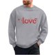 thumbnail image 4 of TaTaai Men's Valentine Heart Print Long Sleeve Round Neck Pullover, Valentine's Day Gift, Casual Sports Activewear Top Gift, 4 of 6