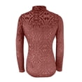 thumbnail image 4 of CONZONE Women's Velvet T-Shirts Long Sleeve T-Shirts for Women Trendy Floral Embroidery Soft Loose Fit 2026 Fashion Tops for Lady, 4 of 5