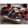 thumbnail image 2 of STAUB Assiette de Service Rectangulaire en Fonte 33 cm x 22 cm, Noire, 2 of 5