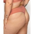 thumbnail image 4 of Silky Smooth High Cut Thong - Desert Dawn, 4 of 5