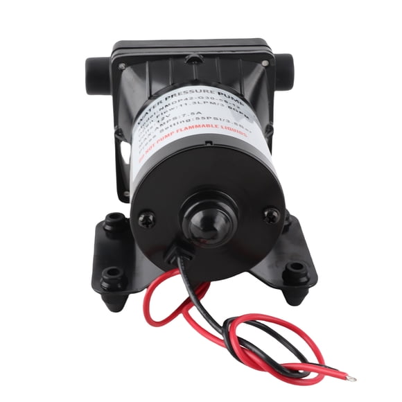 55 Psi 3 Galones Por Minuto 7.5 Amperios 12v RV Caravan Bomba De Autocuerida, Material De PVC Premium, Cobre De Alta Resistencia, Interruptor De Presión Ajustable, Operación