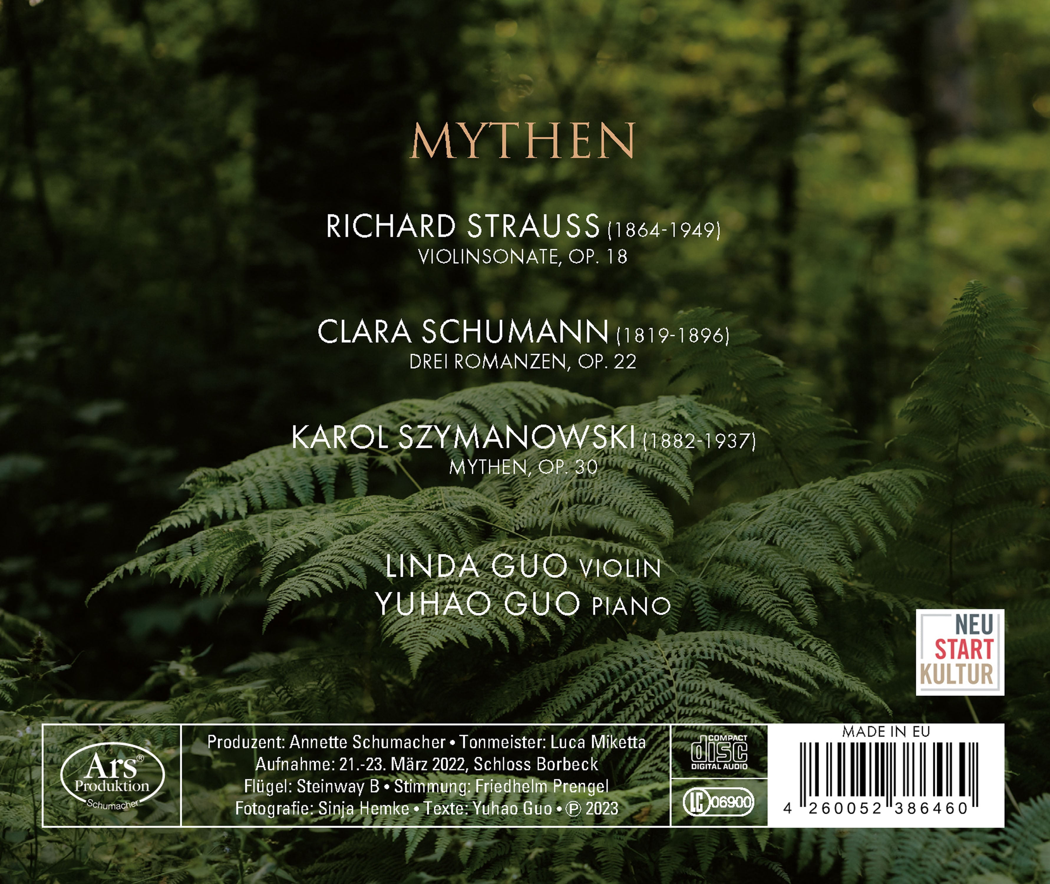 Linda Guo - Mythen - Music & Performance - CD