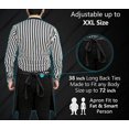 thumbnail image 6 of RUVANTI Work Aprons for Men/Women with Pockets – Adjustable up to XXL – Professional Grade Durability – Black Apron for Barber, Chef, BBQ, Kitchen, Cleaning – 2 Pack, 6 of 7