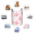 thumbnail image 6 of Goofa Cartoon Pig Printed Circular Hamper,Laundry Basket with Handles,Storage Baskets Foldable,Large Capacity Laundry Hamper-Small, 6 of 8