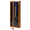 Blue Felt, variant on PENNZONI Acoustic Guitar Display Case, Clear Acrylic & Hardwood Cabinet, Natural Oak w/ Black Felt