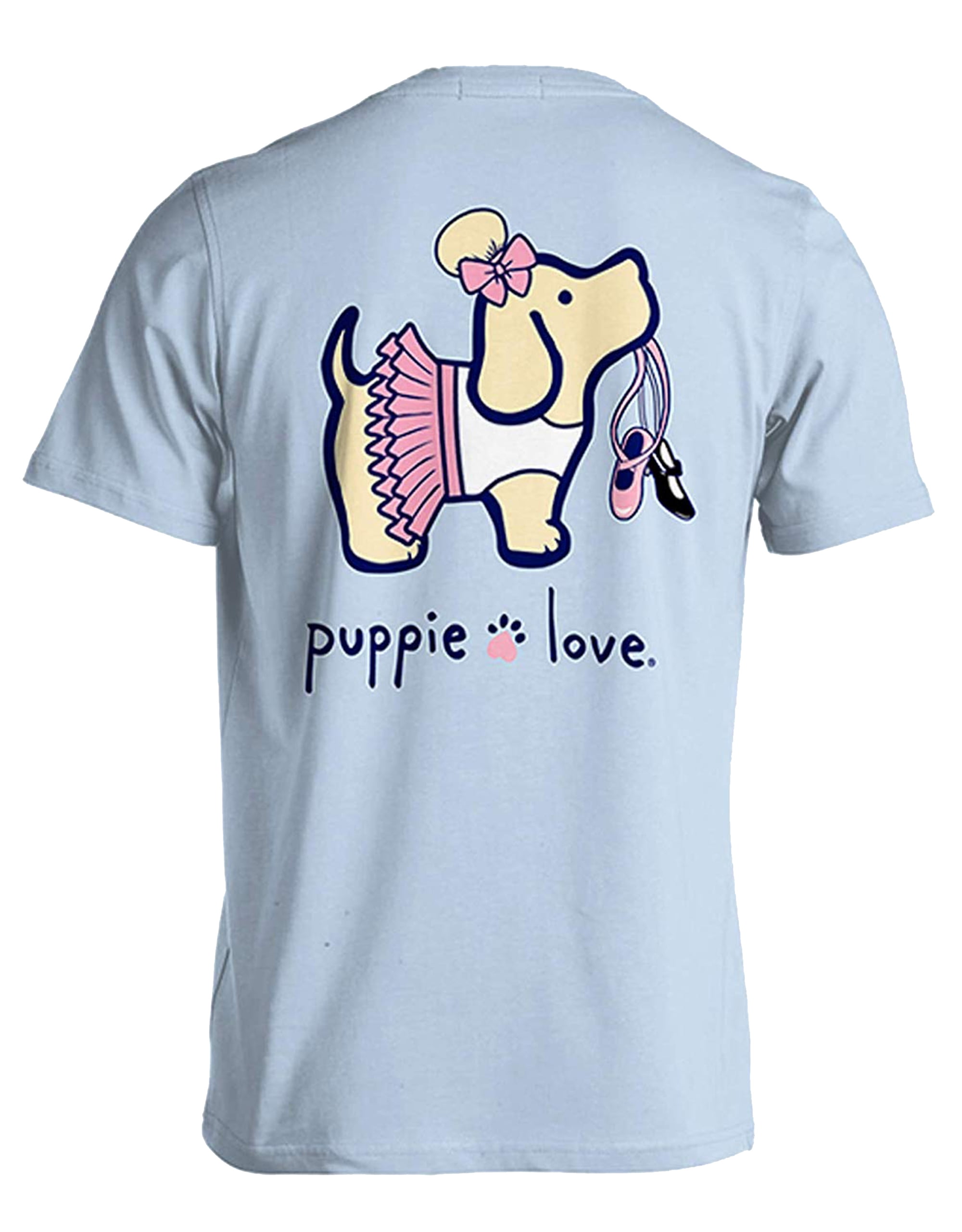 Puppie Love Rescue Dancer Pup Adult Unisex Short Sleeve TShirtLight