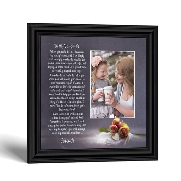 Daughter Picture Frame, Mother's Day Photo Keepsake