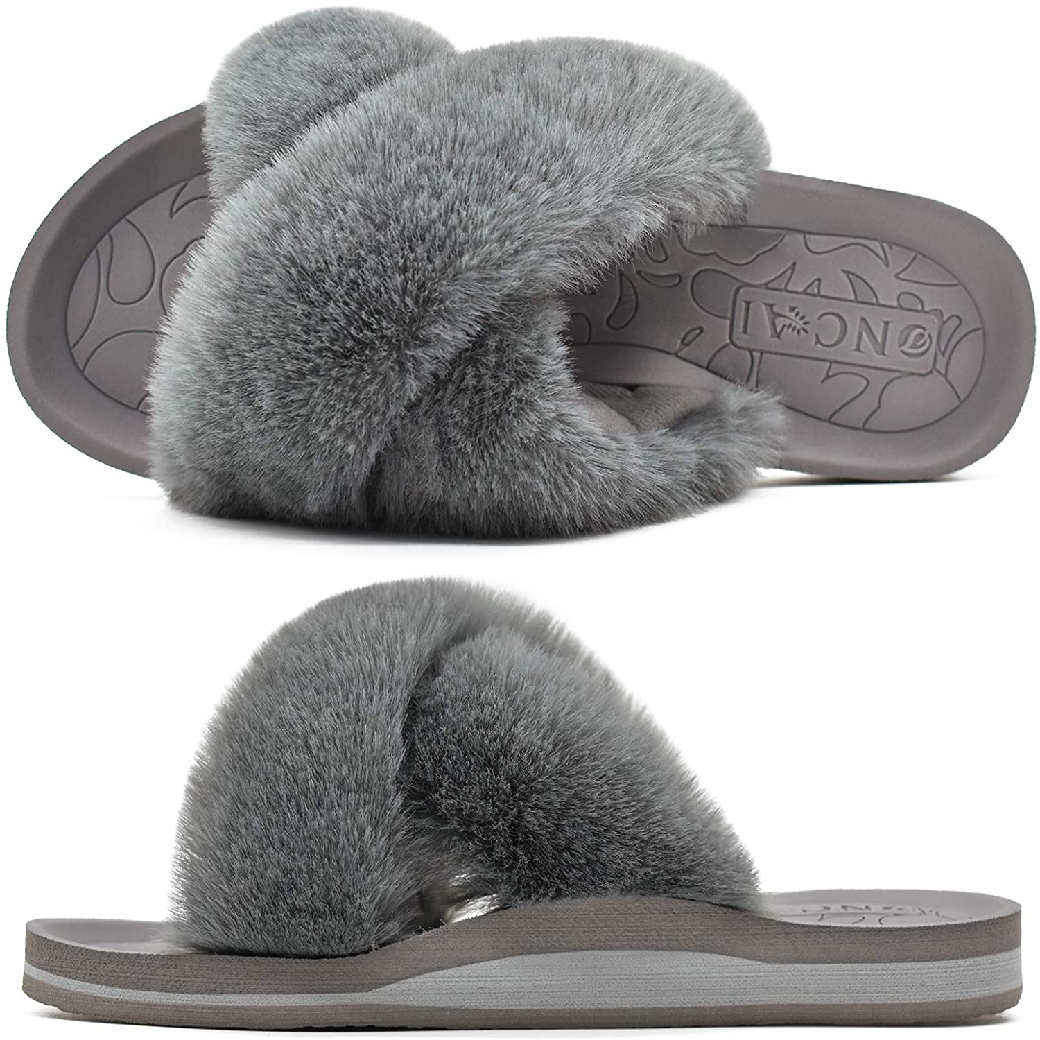 fluffy slides size 11
