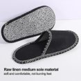 thumbnail image 3 of 6 Pares De Pantuflas De Fieltro Polar, Portátiles, Lavables, Desechables, Antideslizantes, Para El Hogar, Para Huéspedes De Spa, Hoteles, Viajes, 3 of 4