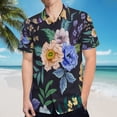 thumbnail image 5 of High Quality Hawaiian Shirts for Men Short Sleeve Aloha Beach Shirt Floral Summer Casual Button Down Shirts Blouses NZT4SP, 5 of 7