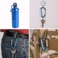 thumbnail image 5 of MEC 6PCS Black Carabiner Caribeaner Clip,3" Large Aluminum D Ring Shape Carabeaner with 6PCS Keyring Keychain Hook…, 5 of 11
