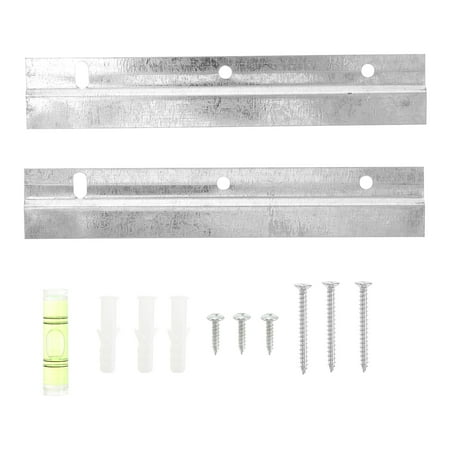 

Tinksky 1 Set French Cleat Interlocking Hardwares Kit Metal Z Hanger for Picture Frames