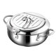 thumbnail image 1 of Household Stainless Steel Fryer With Strainer And Temperature Control Mini Fryer, 1 of 5