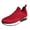 Red, variant on Modisza Women's Walking Shoes Sock Sneakers Slip on Breathable Mesh Flat Shoe Casual Tennis Running Sneaker for Summer Sports Red 6.5-7