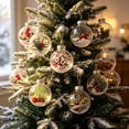 thumbnail image 5 of 12 Pack Pre-Filled Clear Christmas Ball Ornaments,2.4in Transparent Plastic Baubles with Mini Christmas Tree,Pine Needle and Red Berry Decor,Hanging Pendants with for Xmas Tree Home Decor, 5 of 8
