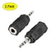 thumbnail image 1 of Adaptador de Conector Estéreo de 0.1'' Macho a 0.14'' Hembra Uxcell 2 Piezas, 1 of 5